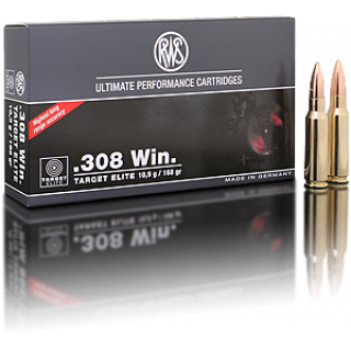 Патроны к .308 Win RWS пуля Target Elite 10,0 г