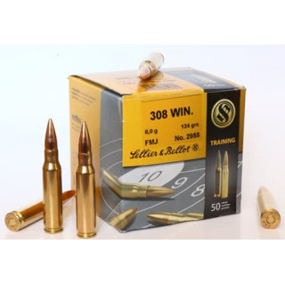 .308 Win S&B 8,0г FMJ (50шт)