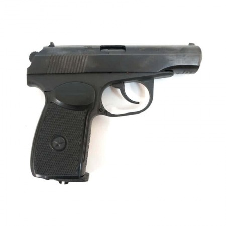 Пневматический пистолет МР-654К-20 к. 4,5 мм, обновлённая черная рукоятка