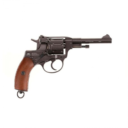 Пневматический револьвер Gletcher NGT RF Наган к. 4,5 мм