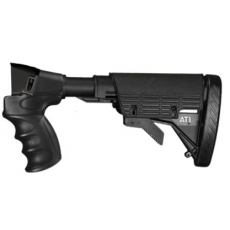 Телескопический приклад ATI с пистолетной рукояткой для Сайги, резиновый затыльник