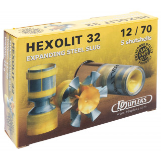 Патроны 12/70 DDupleks с пулей Hexolit 32гр.