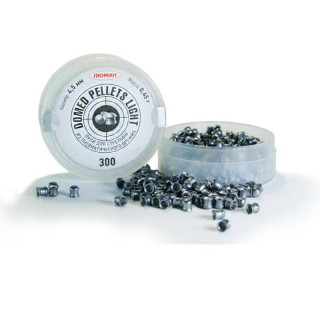 Пули Люман Domed Pellets Light к. 4,5 мм 0,45 гр. (300 шт)