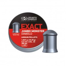 Пули JSB Exact Jumbo Monster к. 5,52 мм 1,645 гр. (200 шт)