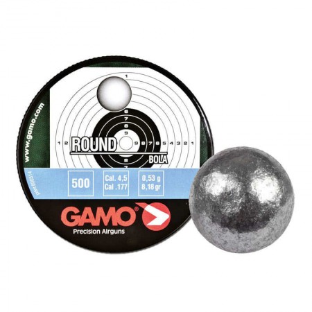 Пули Gamo Round к. 4,5 мм 0,53 гр. (500 шт)