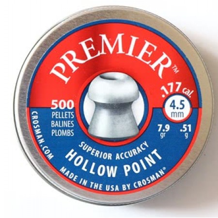 Crosman Premier Hollow Point (500)к.4,5 пневм.пуля
