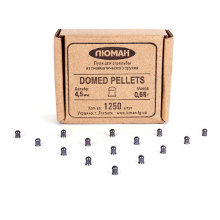 Пули Люман Domed Pellets к. 4,5 мм 0,68 гр. (1250 шт)