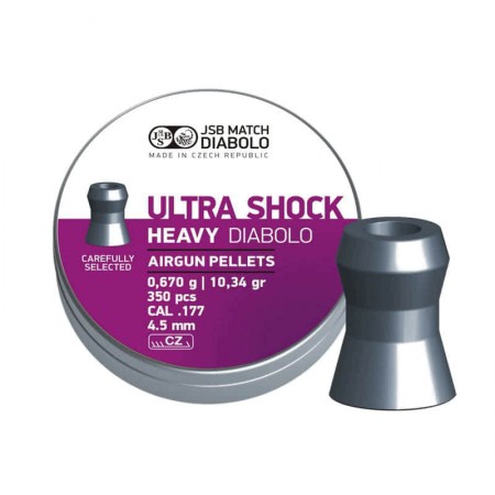 Пули JSB Ultra Shock Heavy к. 4,52 мм 0,67 гр. (350 шт)