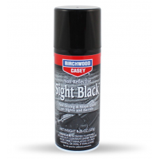 Оружейная краска Birchwood Sight Black черная матовая, аэрозоль 233 мл