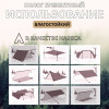 Брезент огнеупорный, 3,5 × 2,5 м, с влагостойкой пропиткой, плотность 400 г/м², люверсы шаг 0,5 м