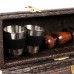 Набор с шампурами подарочный "Элит-XS" в коробке из эко-кожи №13