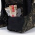 Рюкзак туристический, 40 л, отдел на стяжке шнурком, 3 наружных кармана, с расширением, цвет камыш