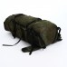 Рюкзак туристический, 100 л, отдел на шнурке, 2 наружных кармана, цвет зелёный