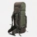Рюкзак туристический, 90 л, отдел на шнурке, наружный карман, 2 боковые сетки, цвет зелёный