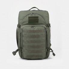 Рюкзак тактический, 45 л, отдел на молнии, 3 наружных кармана, цвет зелёный