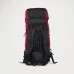 Рюкзак туристический, 70 л, отдел на шнурке, наружный карман, 2 боковые сетки, цвет чёрный