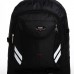 Рюкзак туристический на молнии, 4 наружных кармана, цвет чёрный