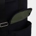 Рюкзак туристический, 55 л, отдел на шнурке, 3 наружных кармана, цвет чёрный/зелёный