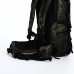 Рюкзак туристический, 80 л, отдел на шнурке, 2 наружных кармана, цвет зелёный