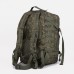Рюкзак тактический, 45 л, отдел на молнии, 3 наружных кармана, цвет камуфляж/зелёный