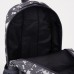 Рюкзак туристический, 16 л, отдел на молнии, 3 наружных кармана, цвет серый/камуфляж