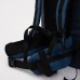 Рюкзак туристический, 80 л, отдел на молнии, цвет синий