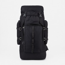 Рюкзак туристический, 90 л, отдел на молнии, 2 наружных кармана, цвет черный