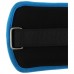 Утяжелитель неопреновый 2 шт. х 0,5 кг, цвет чёрный/голубой