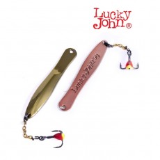 Блесна вертикальная зимняя Lucky John WALLE с цепочкой и крючком, 5 см, GC блистер