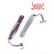 Блесна вертикальная зимняя Lucky John WALLE с цепочкой и крючком, 5 см, CS блистер