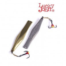 Блесна вертикальная зимняя Lucky John KALOMIES с цепочкой и крючком, 7.5 см, GS блистер