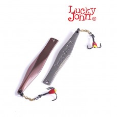 Блесна вертикальная зимняя Lucky John KALOMIES с цепочкой и крючком, 7.5 см, CS блистер