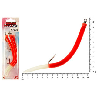 Оснастка HIGASHI Gummi Makk rig SB3, красный, 05060_4230