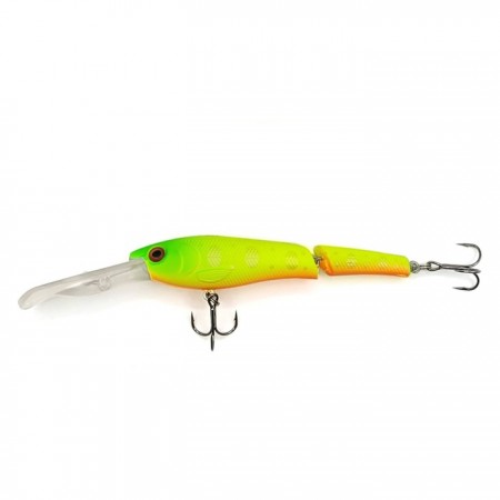 Воблер Namazu Jointed Zun Minnow, 9.5 см, 12.5 г, минноу, плавающий (0.5-2.5 м), цвет 8