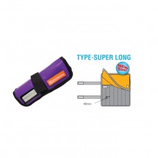 Органайзер GEECRACK Jig Roll Bag 2 Type Super Long, фиолетовый, 01785