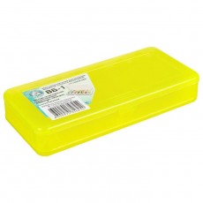 Коробка для воблеров и балансиров ВБ-1, цвет жёлтый, 2-сторонняя, 7+7 отделений, 190 × 85 × 35 мм