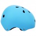 Шлем защитный детский, без регулировки, обхват 55 см, цвет синий