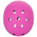 Шлем защитный детский, без регулировки, обхват 55 см, цвет розовый