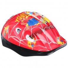 Шлем защитный OT-502 детский, размер S, обхват 52-54 см, цвет красный
