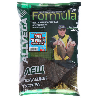 Прикормка зимняя готовая ALLVEGA, Formula Winter Ready, 900 г, лещ черный