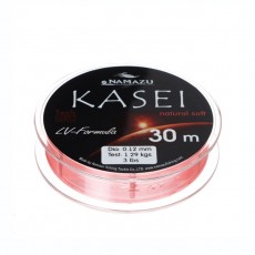 Леска Namazu Kasei, диаметр 0.12 мм, тест 1.29 кг, 30 м, красная