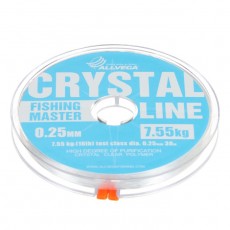 Леска монофильная ALLVEGA Fishing Master CRYSTAL, диаметр 0.25 мм, тест 7.55 кг, 30 м
