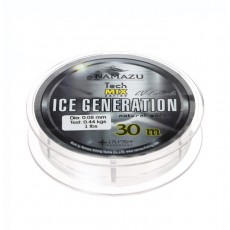 Леска Namazu Ice Generation, диаметр 0.08 мм, тест 0.44 кг, 30 м, прозрачная