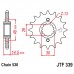 Звезда ведущая JT sprockets 339.18RB, цепь 530, 18 зубьев