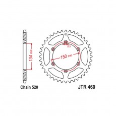Звезда ведомая JT sprockets JTR460-46, цепь 520, 46 зубьев