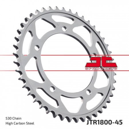 Звезда ведомая JT sprockets JTR1800-45, цепь 530, 45 зубьев